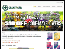 Tablet Screenshot of caskeycpr.com